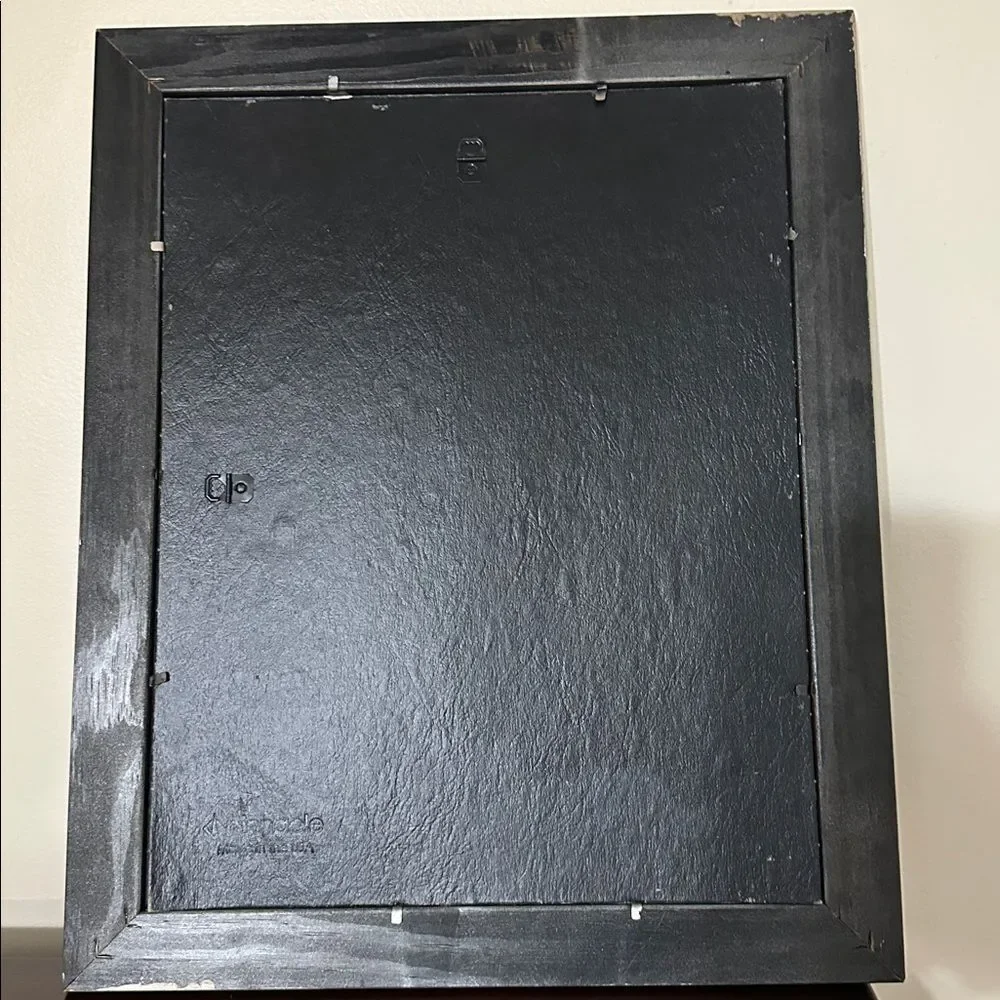 pinnacle Two Picture Art Frames shimmery Gold Distressed Glass Top  16.5 x 13.5”